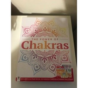 Chakras. The Power of Chakras. Set With Book & 50 Wisdom Cards and Wallchart New